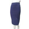 Nevy Blue High Waist Pencil Skirt For Women - (NP-WS-019)