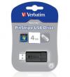 Verbatim Store'n'Go Pinstripe USB Drive 4GB (Black)