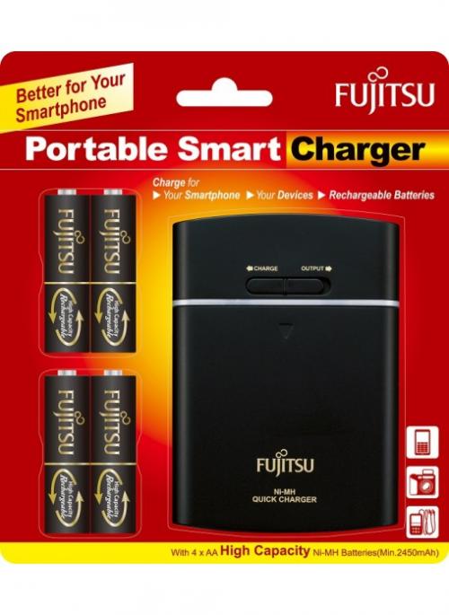 Fujitsu Rechargeable 2450mah USB Portable Charger Powerbank