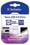 Verbatim Store 'n' Stay Nano USB 3.0 Drive 32GB - (VTM-64780)