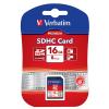 VERBATIM SDHC 4GB MEMORY CARD CLASS 6