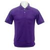 Polo Collar 100% Cotton Purple T-Shirt - (BASTRA-004)