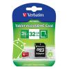 Verbatim Tablet Class 10 microSDHC 32 GB Memory Card with Adaptor Red - (VTM-44044)