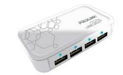 Prolink PUH302 USB 3.0 4-Port Super-Speed Hub 5Gbps