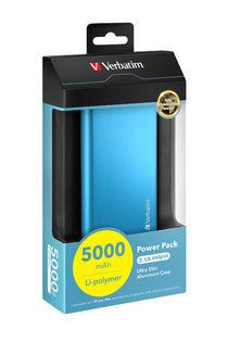 Verbatim Portable USB Power Pack Charger (5000 mAh) - Blue
