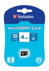 Verbatim 4GB microSD Card Class 4