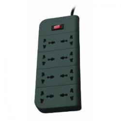 Belkin 8-outlet Surge Protector, 2 Meter Cord(f9e800zb2m-gry)