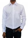 Chief Value Cotton Slim Fit White Shirt With Full Sleeve - (A0367)
