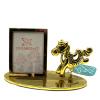 Golden Plated Table Photo Frame With Horse - (ARCH-356)