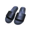 New Mens Blue Black Slippers