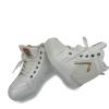 White Double Soul Converse With Zip