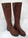 Women Faux Leather Knee High Ladies Long Winter Flat Riding Boots