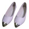 Ladies' Light Pink Leather Close Shoes