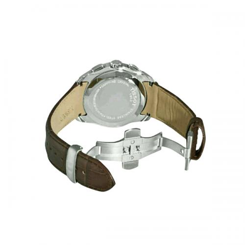 Tissot Leather Belt Chronograph Watch For Men - (NW-004)