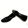 Black Belly Shoes With Shiny Linings