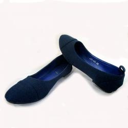 Ladies Dark Blue Belly Shoes