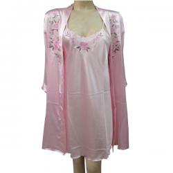 Pink Silk Nightwear