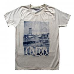 London Printed Off White T-Shirt - (EC-027)