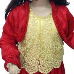 Gorgeous Red Frock For Kids - (JU-004)