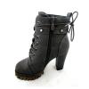 Ladies Gray High Heel Boot