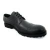 Dark Black Leather Oxford Shoes