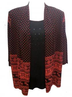 Ladies Dotted Outer