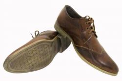 Italiano Dark Brown Formal Shoes - (SB-0122)