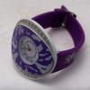 Ladies Fancy Natural Purple Band Flower Fashion Watch - (ARCH-161a)