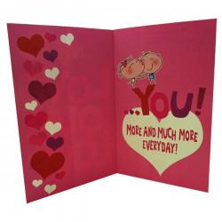Love You More And Much More Everyday Card - (ARCH-467)