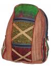 Cross Color Hemp Cotton Silk Jute bag (DT-HB-009)