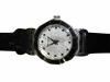 Geiger Black Leather Strap Watch For Women (GE-380)