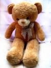 Brown Big Hug Teddy With Bow - (FLOWERHOUSE-009)