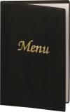 leather menu cover