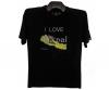 Black I Love Nepal Printed T-Shirt