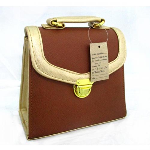 Brown Designed Side Bag For Ladies - (LAC-023)