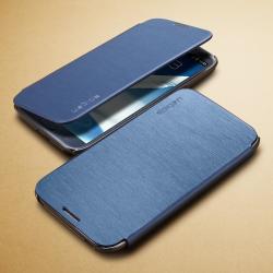 Galaxy Note 2 Case Ultra Flip Metallic Blue - (OS-097)