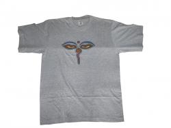 Grey T-Shirts Sam Swyambhu Eye - 100% cotton
