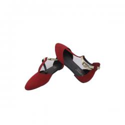Red Fashionable Close Shoes For Ladies - (MS-030)