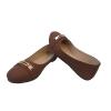 New Fashionable Close Shoes in Brown - ( MS-010)