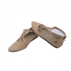 Cream Fashionable Close Shoes for Ladies - (MS-024)