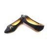 Black Flat & Heel Pointed Toe Ballerinas - (MS-013)