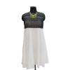 Black & White Chiffon Short Dress - (WM-007)