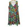 Sleeveless Floral Dress - (WM-009)
