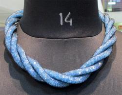 Light Blue Party Wear Necklace - (WM-054)