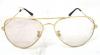 Glasses With Golden Frame - (WM-072)