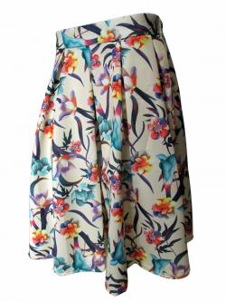 Floral Long Skirt - (TARA-025)