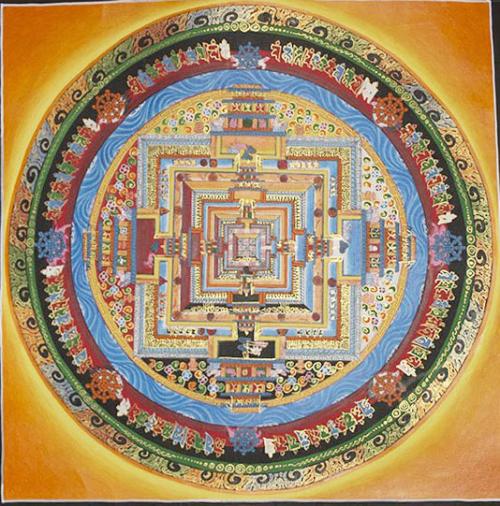 Kala Chakra Mandala(31cm x 31cm)