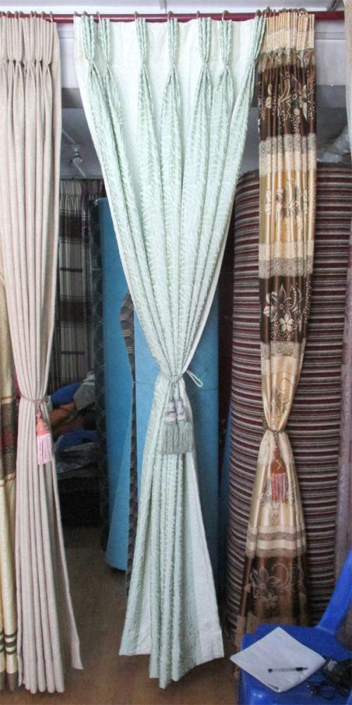 Embossed Cotton Curtain - Per Meter - (OC-007)