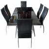 6 Seater Glass Dinning Table Set - (FO-005)