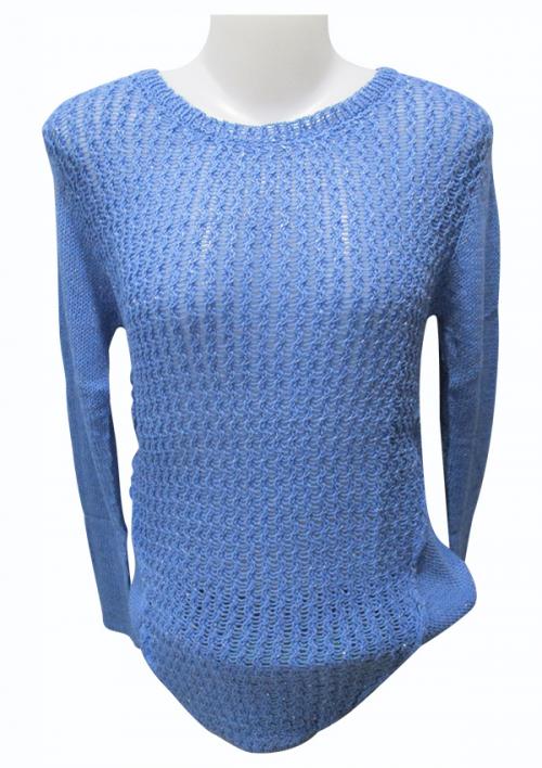 Sweater Style Round Neck Full Sleeve T-shirt - (EZ-026)